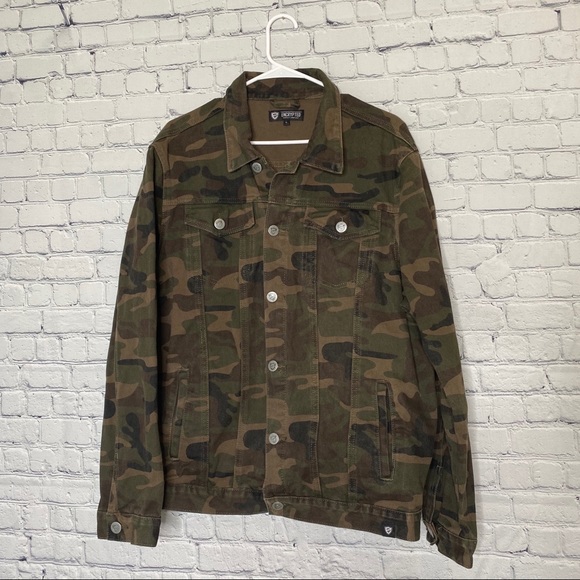 Encrypted Supply Company Other - Encrypted Camouflage Jean Jacket